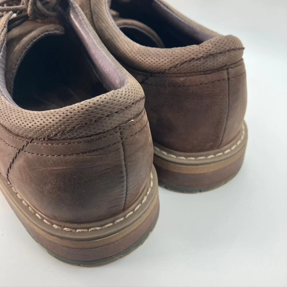 Arkbird Men's Brown Leather Wingtip Brogue Oxford Dress‎ Shoes Size US 9.5